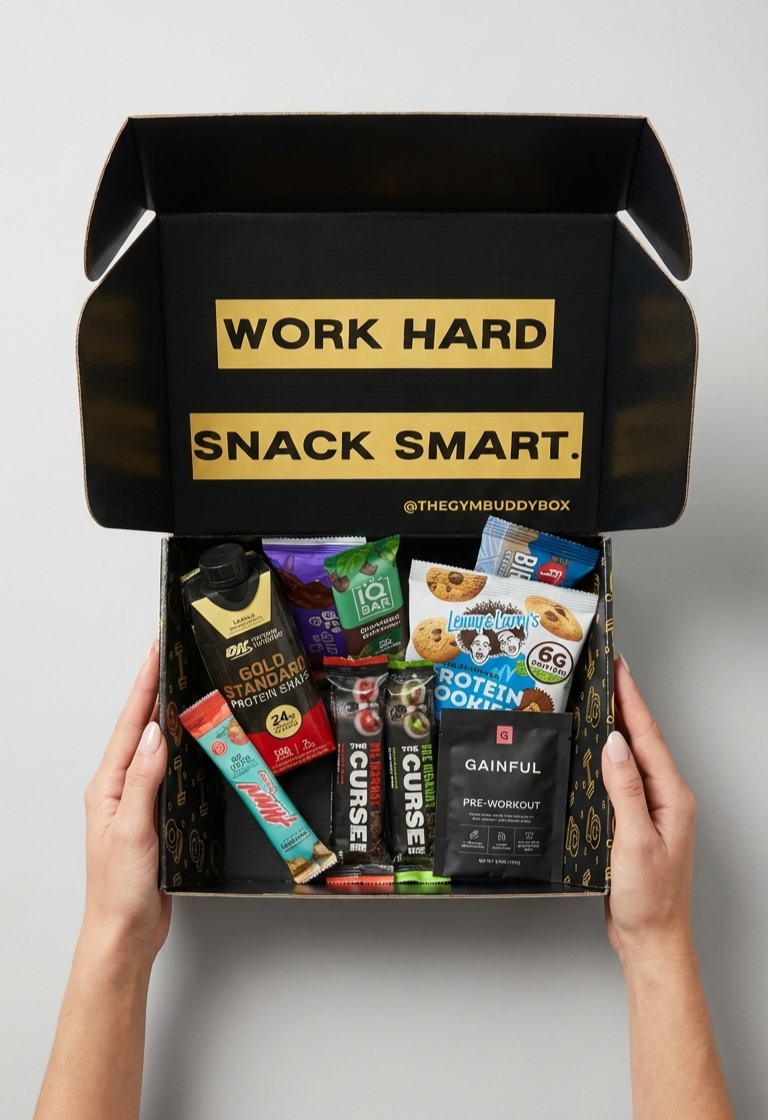 The Gym Buddy Box – MONTHLY SUBSCRIPTION BOX